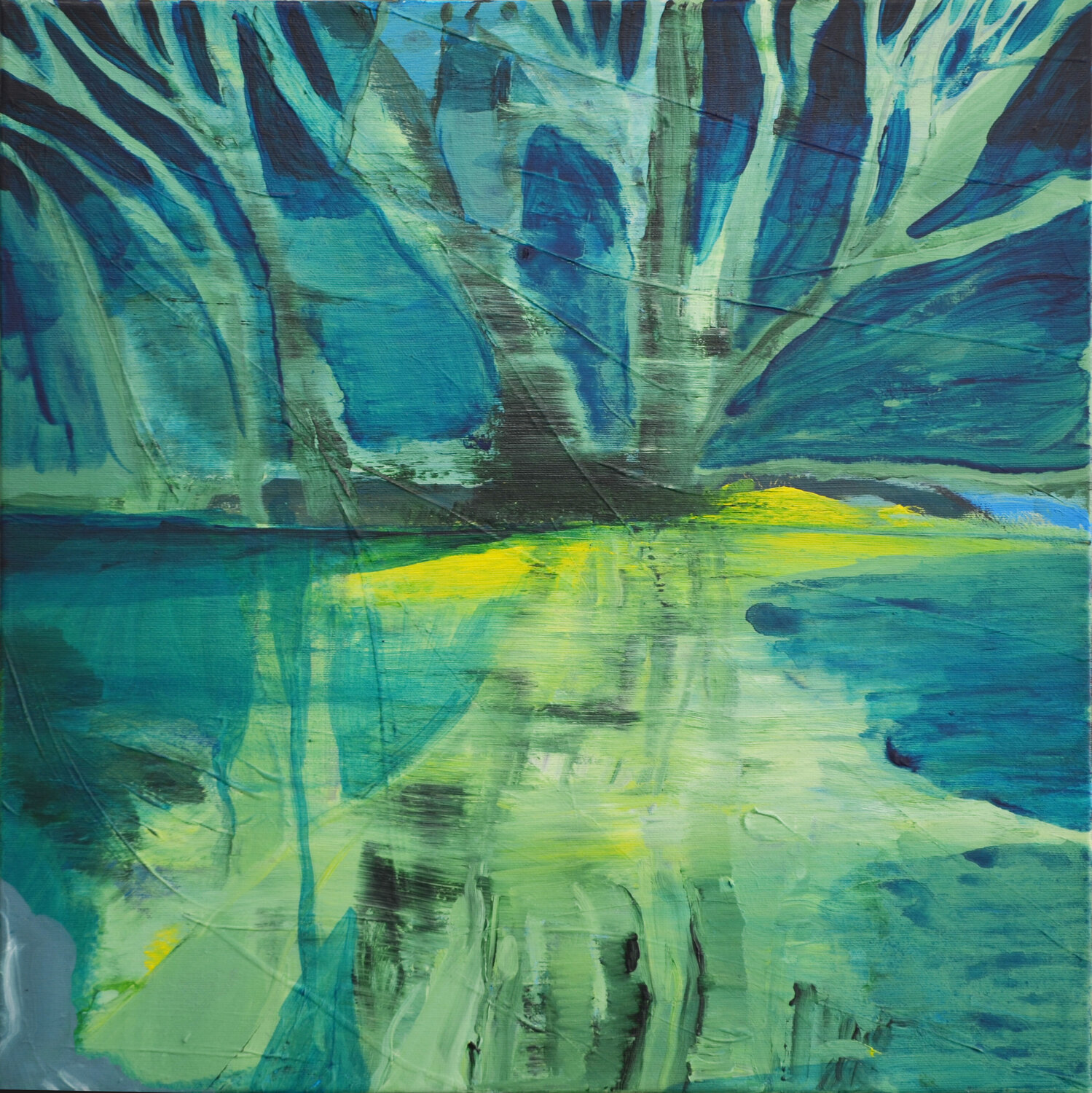 Pasos de ríos VI Maikel Sotomayor Original painting for sale