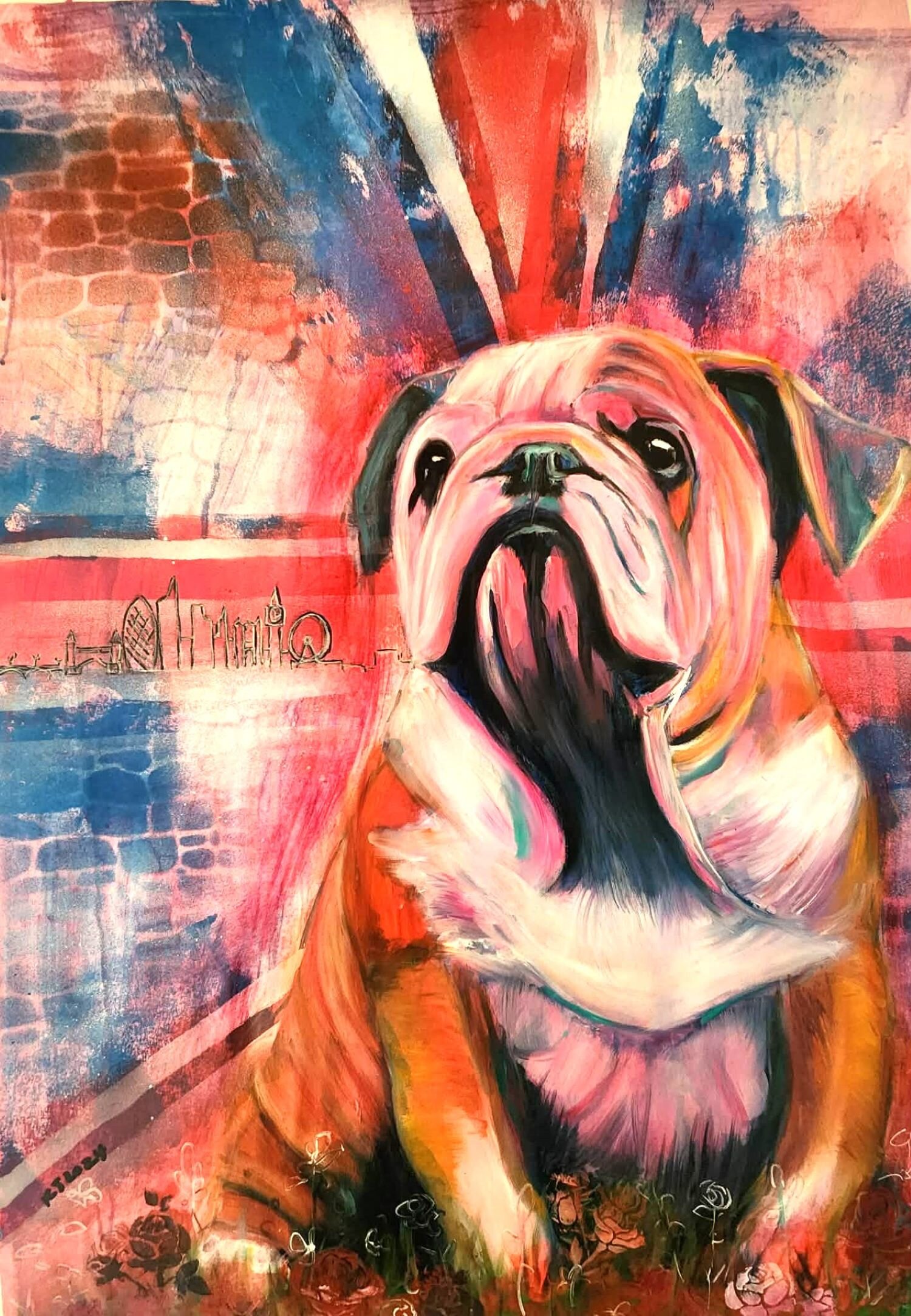 Topic Bulldog paintings