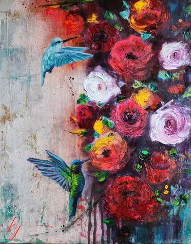 Cornucopia by Karine Jeuffroy, Painting for Sale on Select