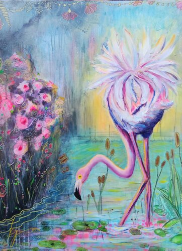 In the Morning Light by Karine Jeuffroy, Painting for Sale on Select