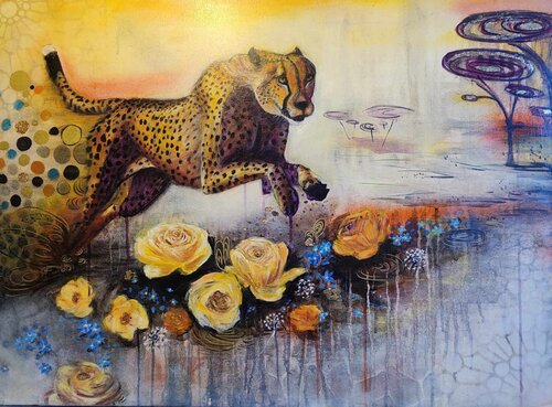 Run Wild by Karine Jeuffroy, Painting for Sale on Select