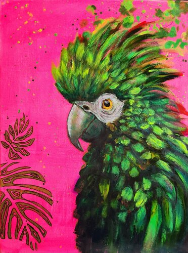 Leonardo - part of the Pretty Boyz series by Karine Jeuffroy, Painting for Sale on Select