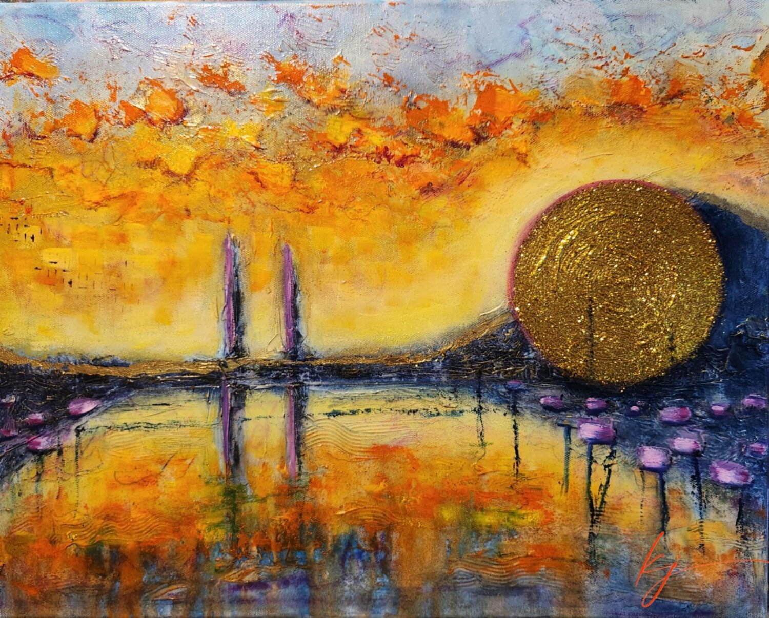 Torquay Karine Jeuffroy Original painting for sale