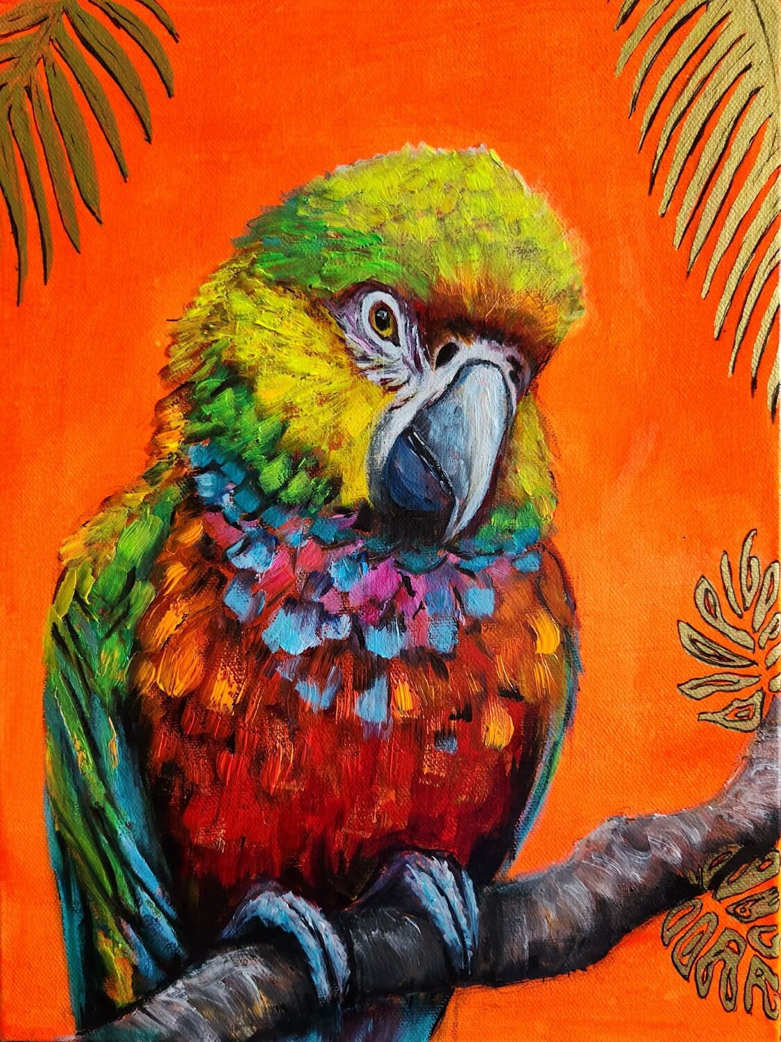Massimiliano - part of the Pretty Boyz series Karine Jeuffroy Original painting for sale