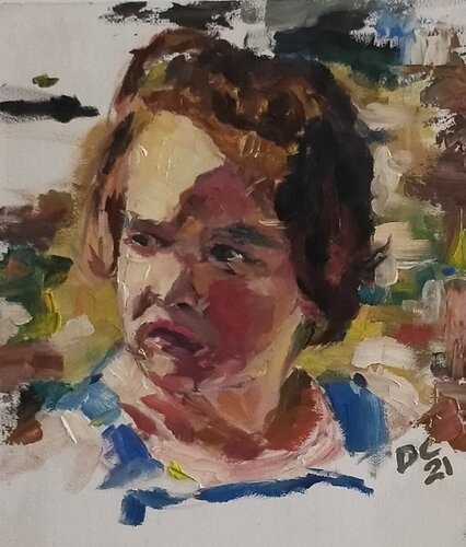 Fleetingness and Gesture I by diego Cuéllar, Painting for Sale on Select