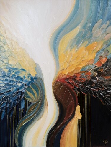 Les ailes du désir von Yulia KESTENER, Malerei kaufen auf Select