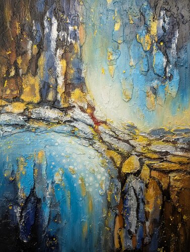 Entre deux mondes by Yulia KESTENER, Painting for Sale on Select