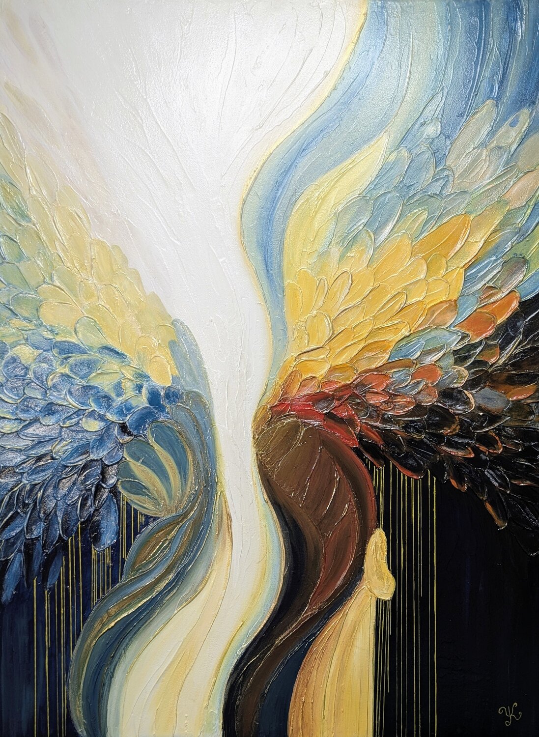 Les ailes du désir Yulia KESTENER Original painting for sale