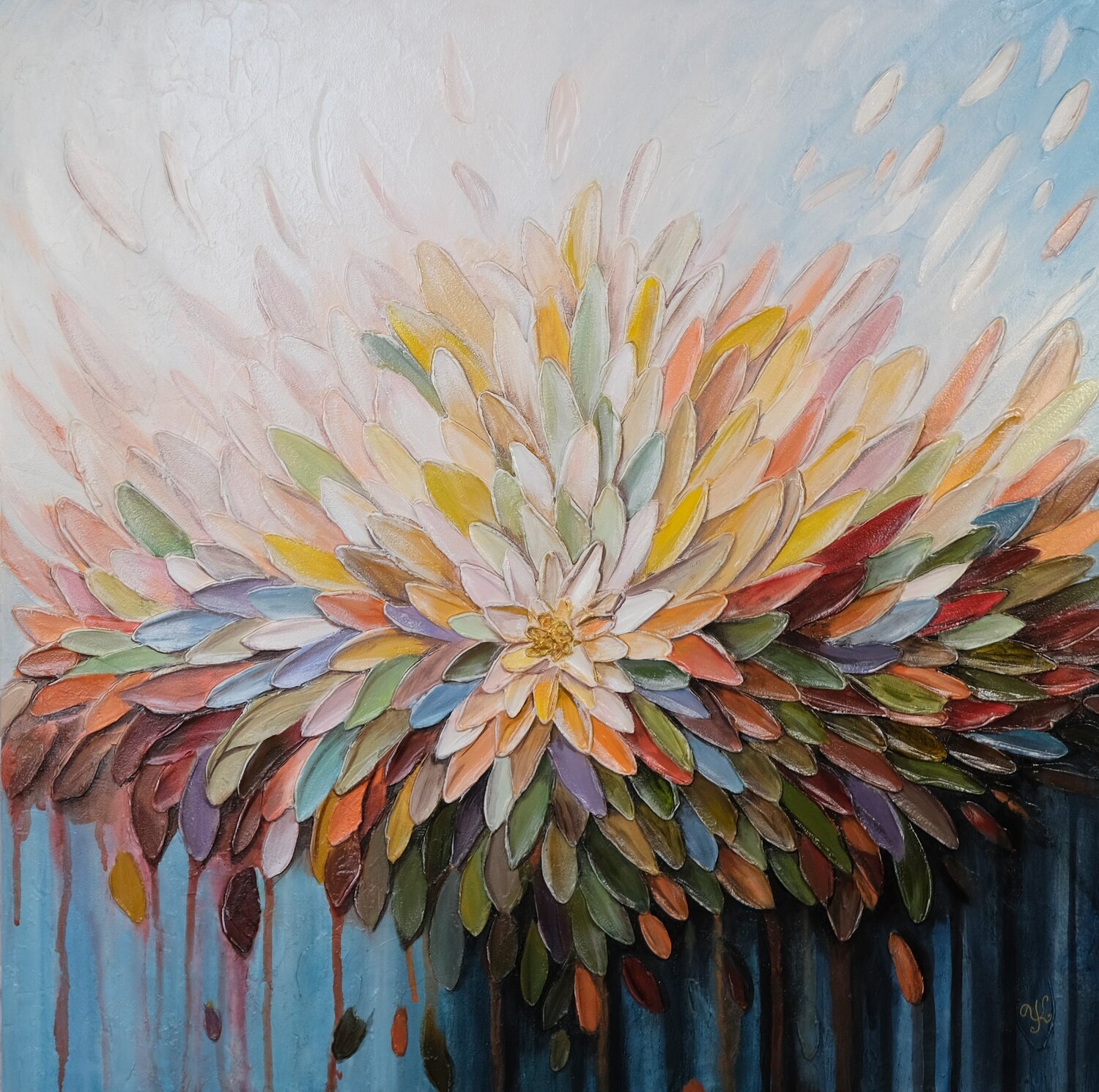 La Fleur de l'Âme du Monde Yulia KESTENER Originalgemälde zu verkaufen