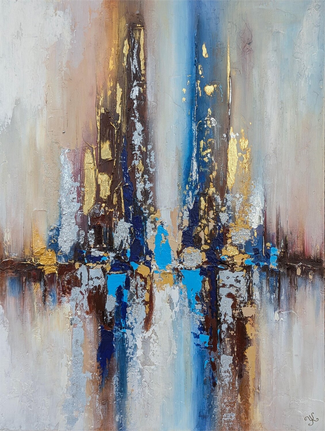 Terra Incognita III Yulia KESTENER Original painting for sale