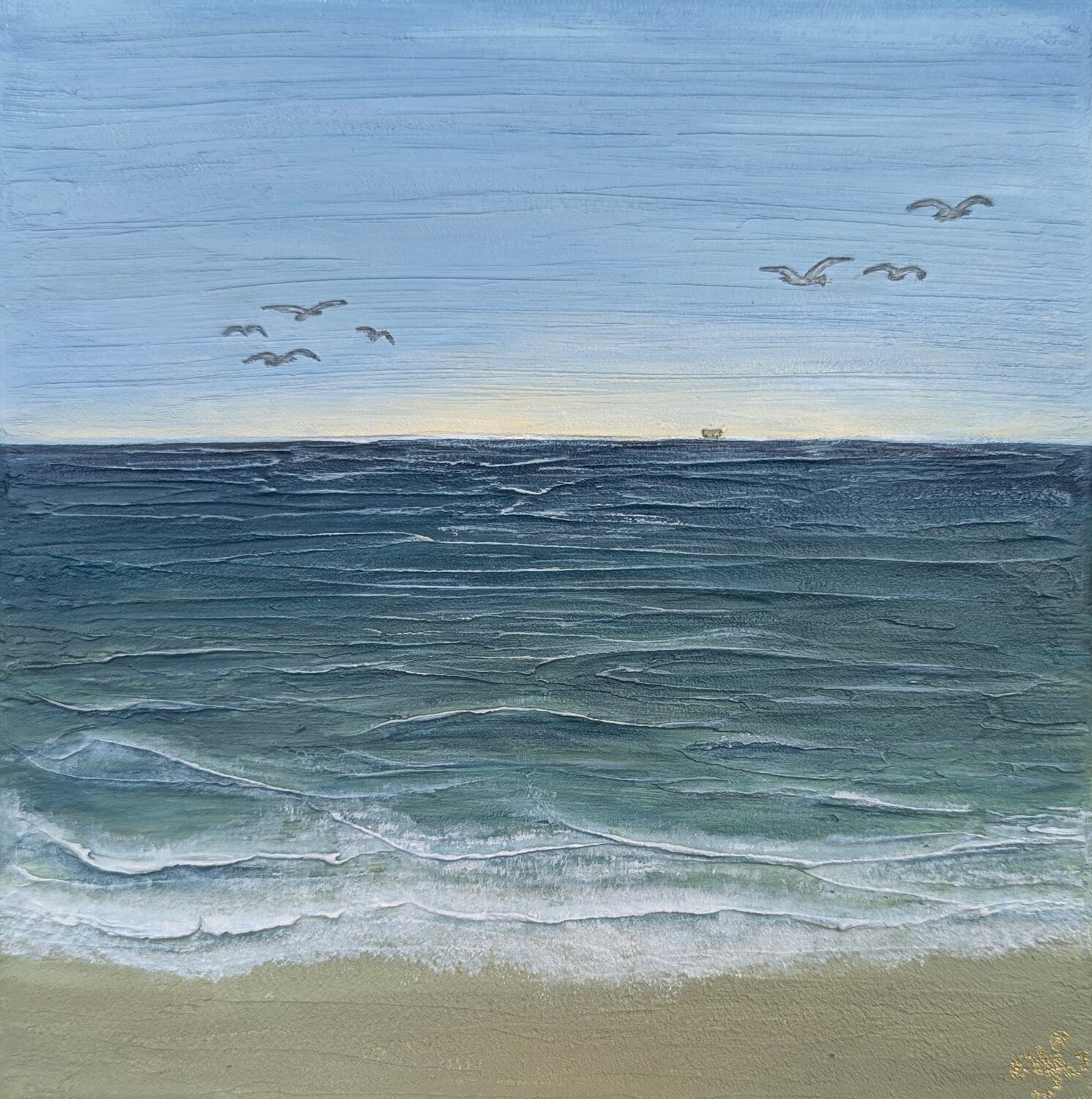 La Mer Yulia KESTENER Original painting for sale