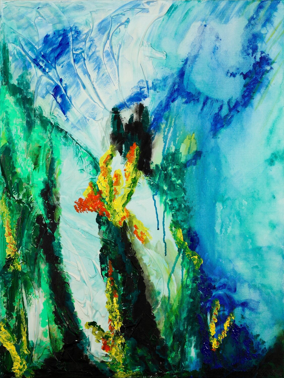 Fantasiefrau Laura Lassa Original painting for sale