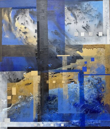 Steady flowing by Céline Dürst, Painting for Sale on Select