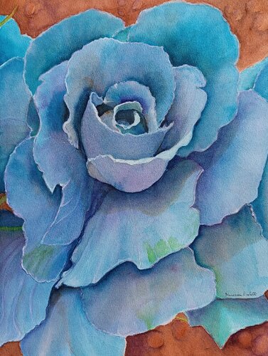 Teal and Earth by Francesca Licchelli, Painting for Sale on Select