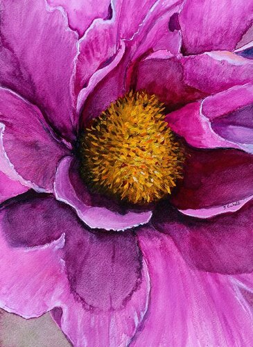 Golden Heart by Francesca Licchelli, Painting for Sale on Select