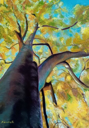 The Sky by Francesca Licchelli, Painting for Sale on Select