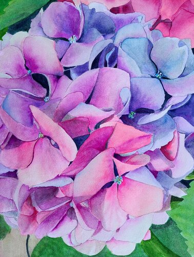 Violet Hush by Francesca Licchelli, Painting for Sale on Select