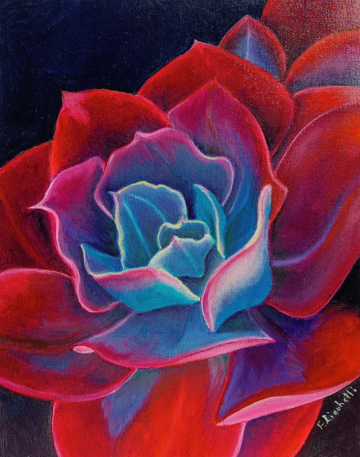 Fire and Ice Francesca Licchelli Original painting for sale