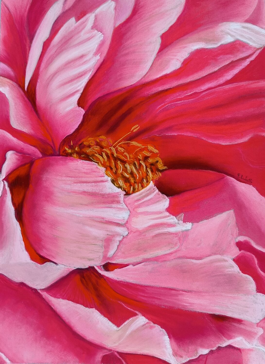 Intimate Francesca Licchelli Original painting for sale
