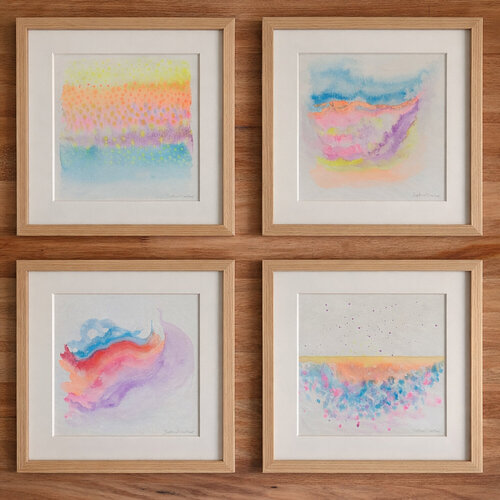 Poesía en acuarela by Betina Marker, Painting for Sale on Select