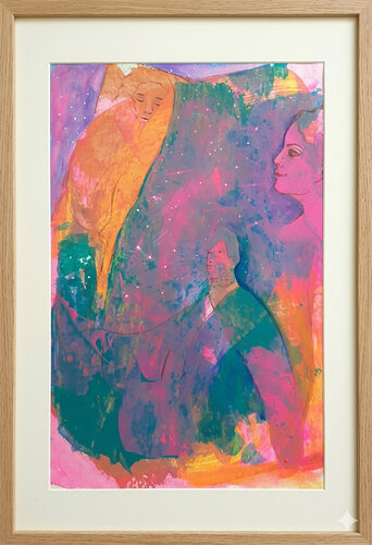 Despierta niña by Betina Marker, Painting for Sale on Select