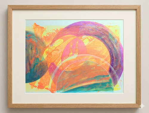 La otra orilla II by Betina Marker, Painting for Sale on Select