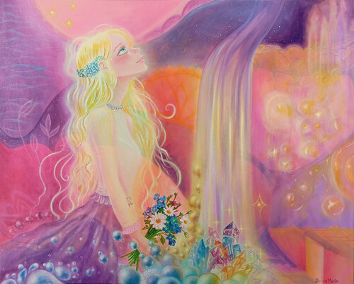 Shine, shine, shine by Betina Marker, Painting for Sale on Select