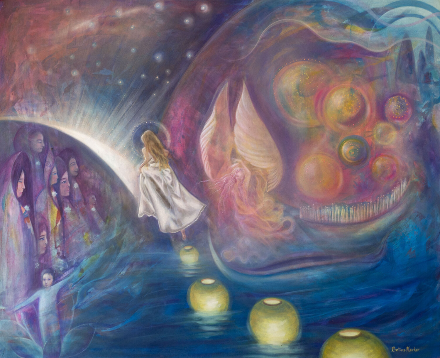 La otra orilla Betina Marker Original painting for sale
