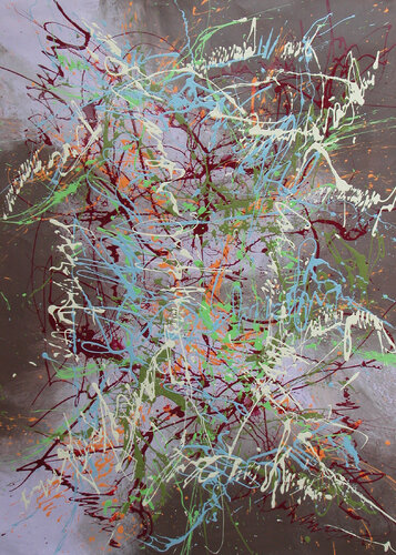N° 70.57 C'est écrit by Isa L, Painting for Sale on Select