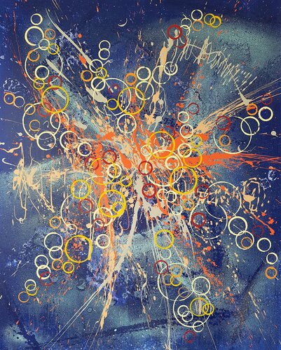 N° 20.81 Oxygène by Isa L, Painting for Sale on Select