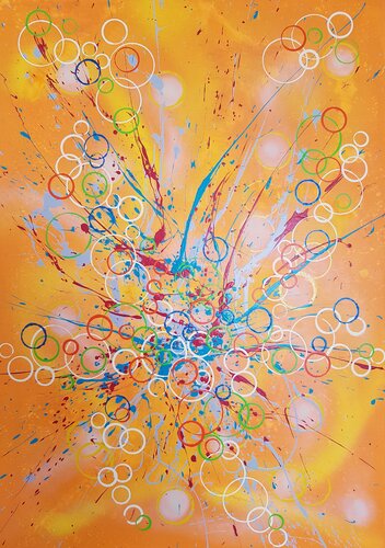 N° 20.83 Oxygène by Isa L, Painting for Sale on Select