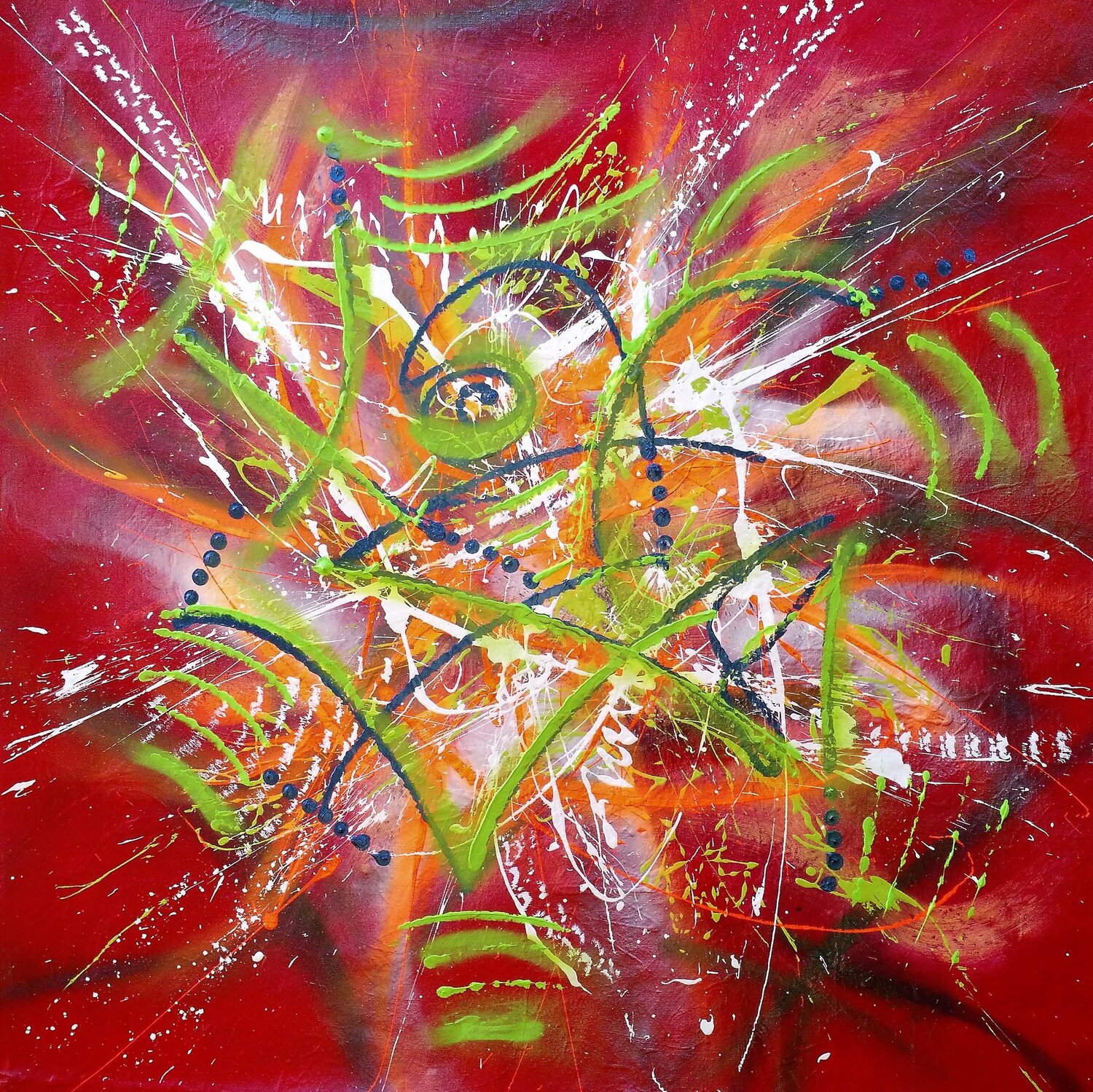 N° 53 Résonance Isa L Original painting for sale