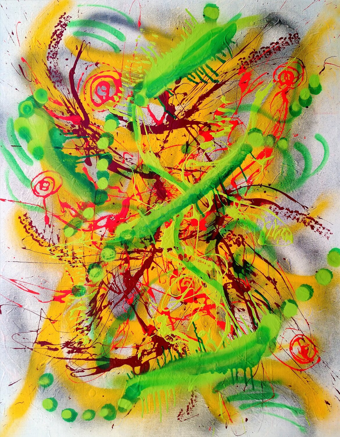 N° 180 Instant présent Isa L Original painting for sale