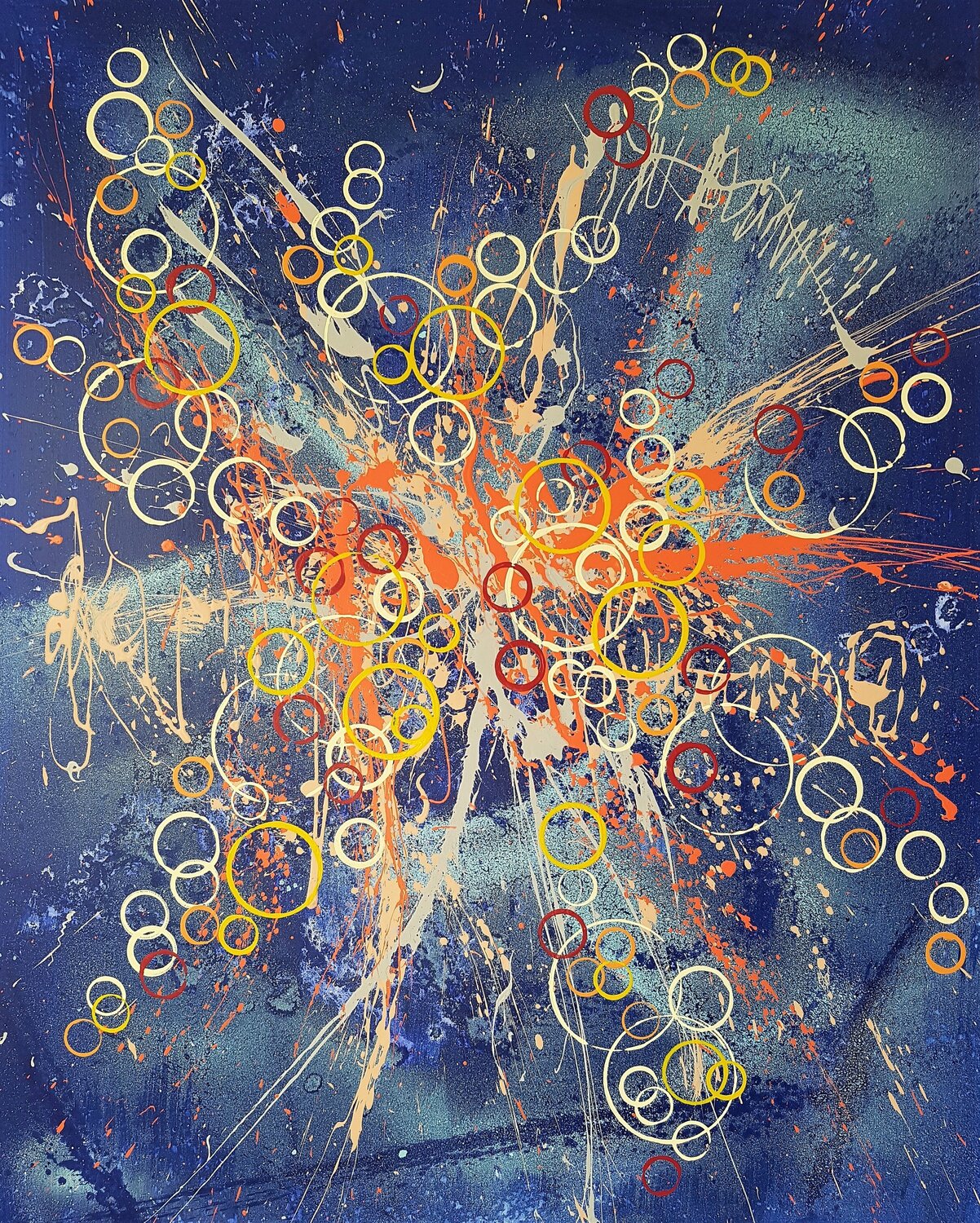 N° 20.81 Oxygène Isa L Original painting for sale