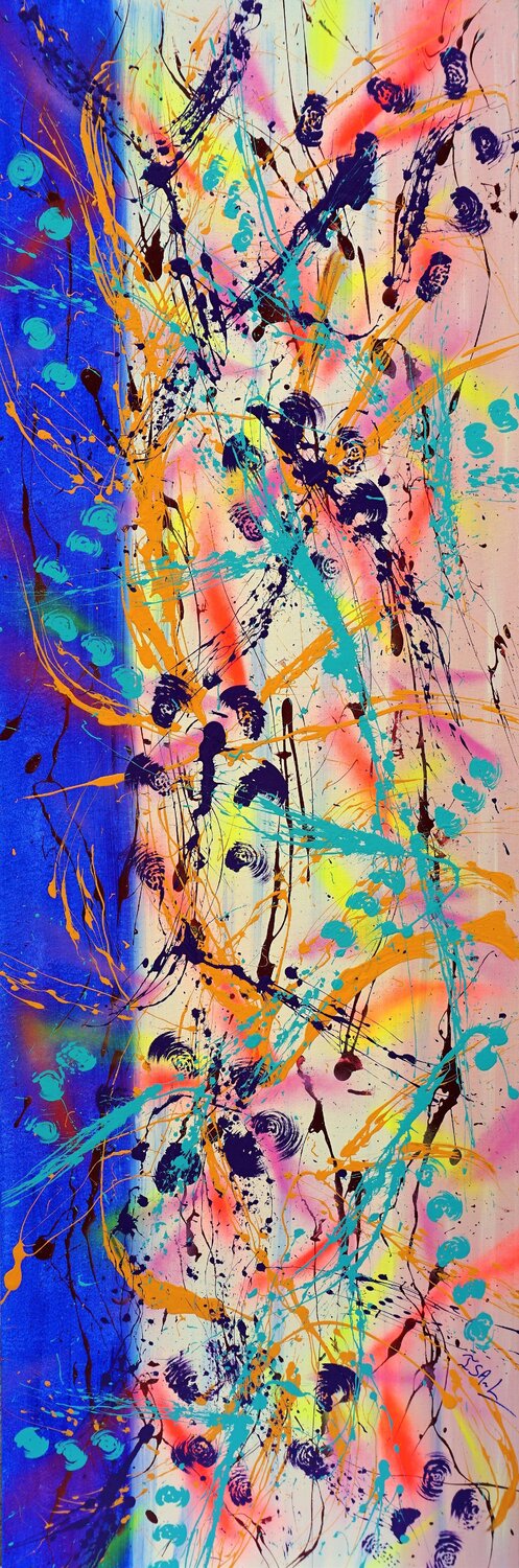 N° 20.99 Porte Ouverte Isa L Original painting for sale