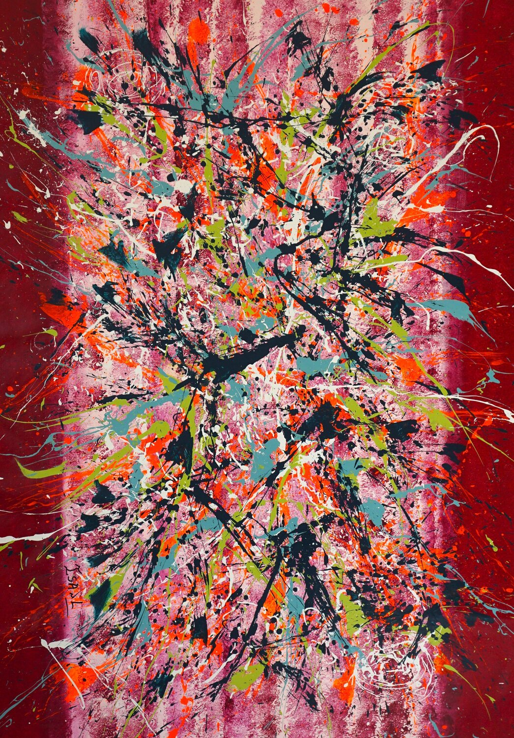 N° 21.27 Porte ouverte Isa L Original painting for sale