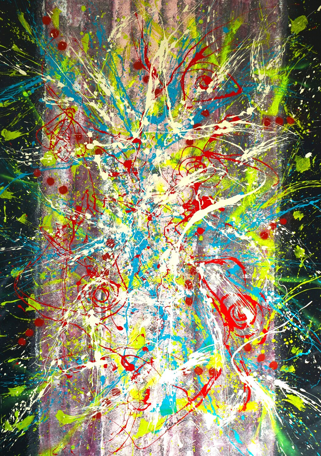 N° 21.24 Porte ouverte Isa L Original painting for sale