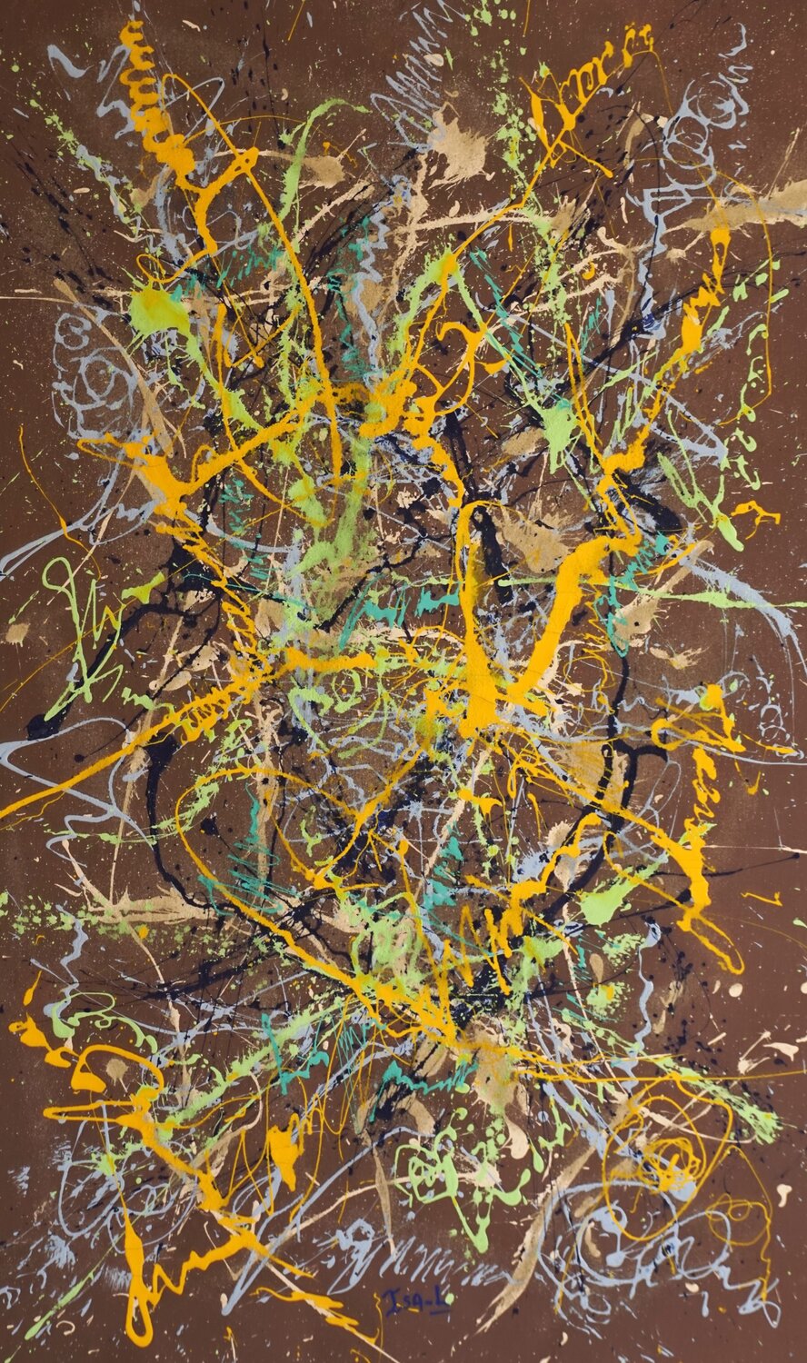 N° 20.65 Au-delà des apparences Isa L Original painting for sale
