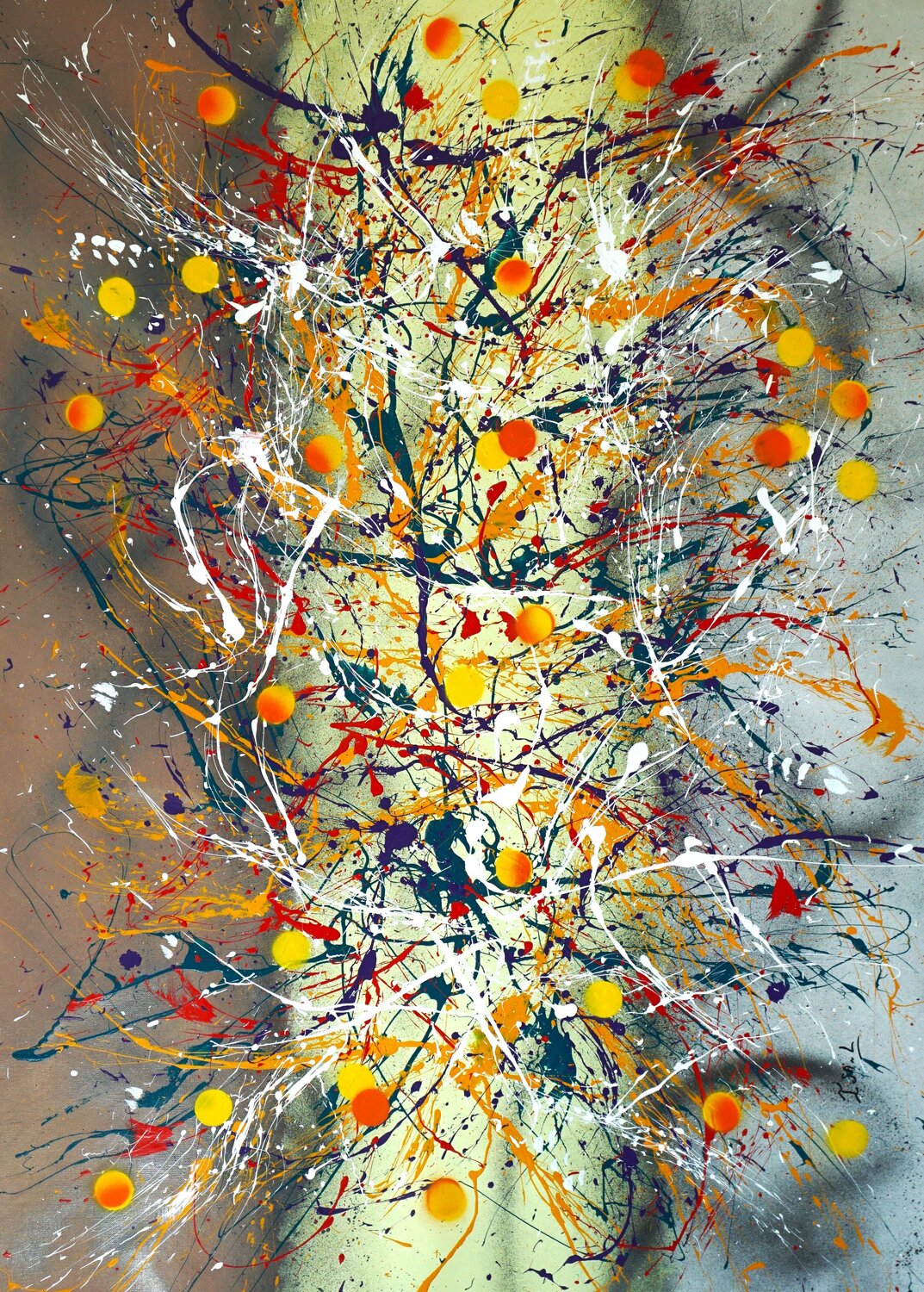 N° 21.29 Vibration Isa L Original painting for sale