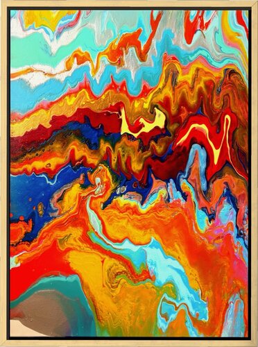 Tectonic Bloom by Gabrielle Lawson, Painting for Sale on Select
