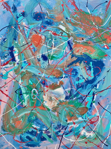 Velocity of Emotions by Erik Kling, Painting for Sale on Select