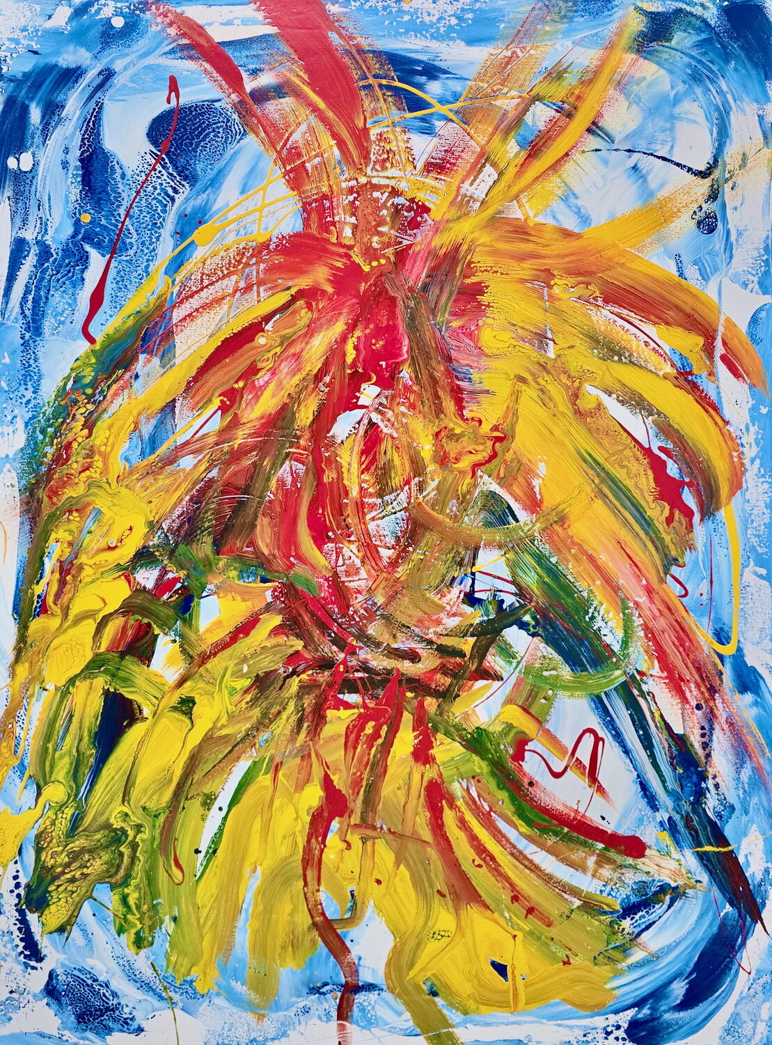 Solar Matriarch - Guardian Of Light Erik Kling Original painting for sale
