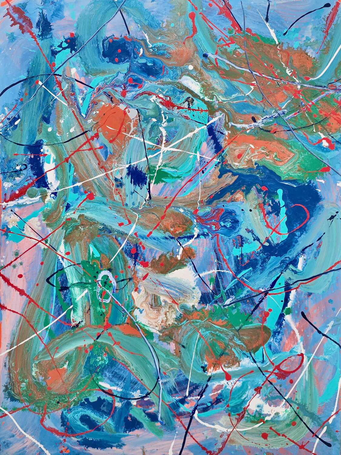 Velocity of Emotions Erik Kling Original painting for sale