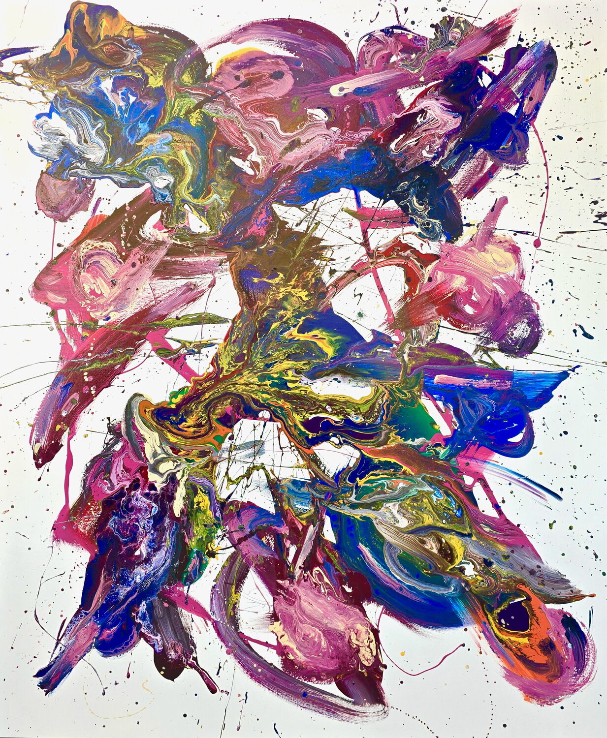 Assimilation Of Love Erik Kling Original painting for sale