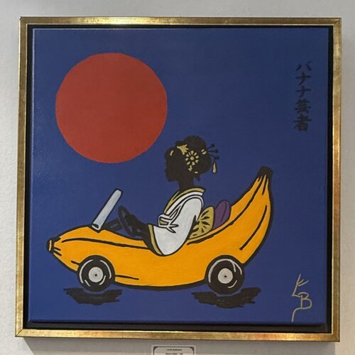 BANANA Geisha  - Car von Laura Buruiana, Malerei kaufen auf Select
