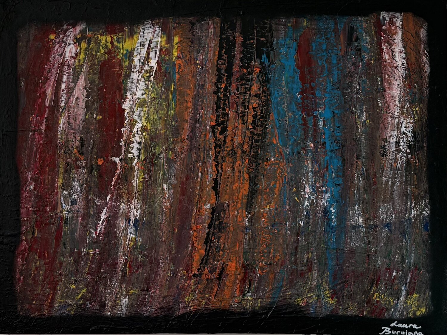 Strata Laura Buruiana Original painting for sale