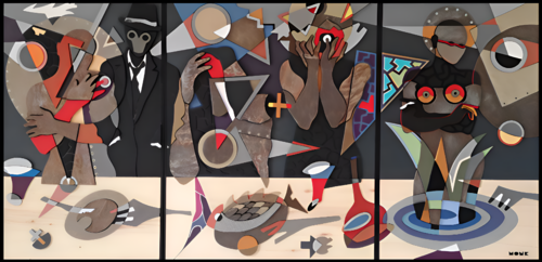 The Last Meal by MONK -Sangiorgio, Painting for Sale on Select