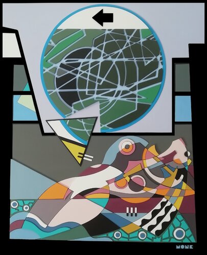 New Direction 1 by MONK -Sangiorgio, Painting for Sale on Select