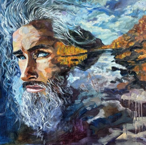 Sing me the Fjord von Irina Shishkova, Malerei kaufen auf Select