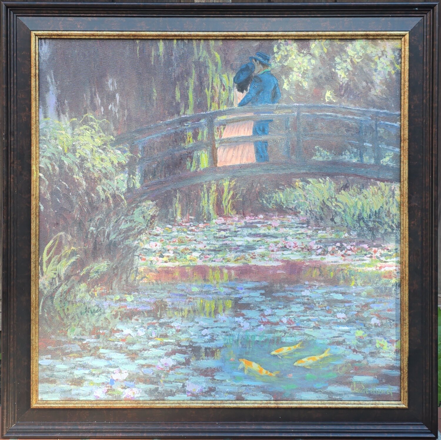 Suspended on the Bridge Ryan Beal Original painting for sale